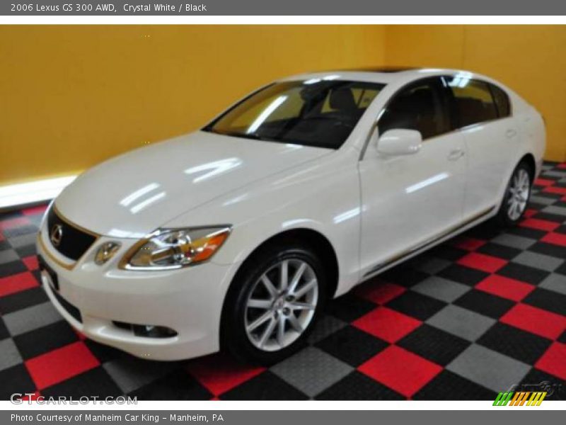 Crystal White / Black 2006 Lexus GS 300 AWD