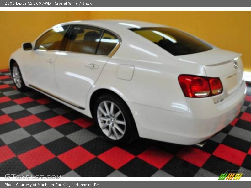 Crystal White / Black 2006 Lexus GS 300 AWD