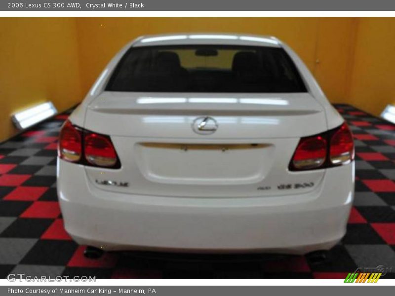 Crystal White / Black 2006 Lexus GS 300 AWD