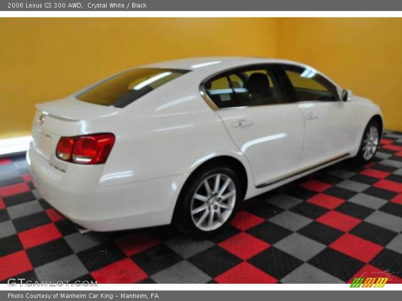 Crystal White / Black 2006 Lexus GS 300 AWD