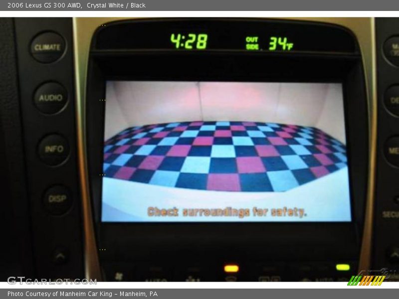 Crystal White / Black 2006 Lexus GS 300 AWD