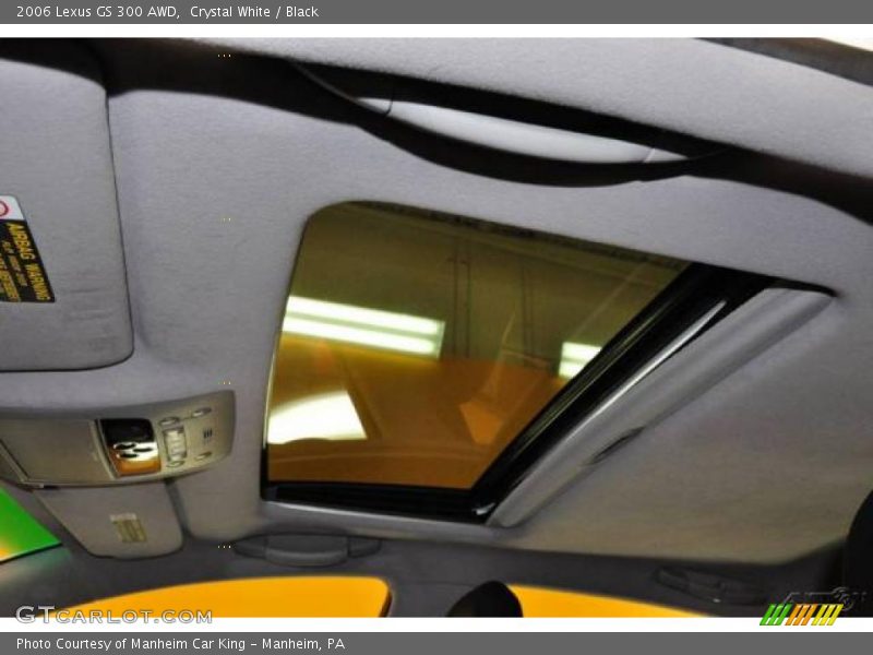 Crystal White / Black 2006 Lexus GS 300 AWD