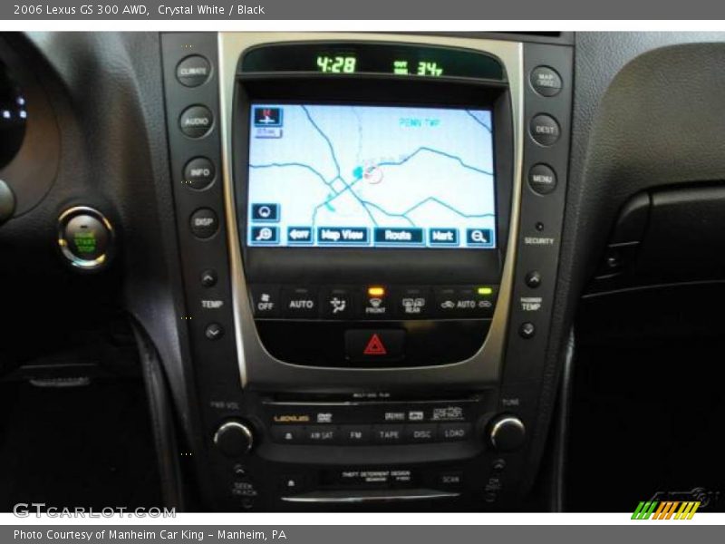 Crystal White / Black 2006 Lexus GS 300 AWD