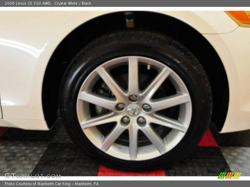 Crystal White / Black 2006 Lexus GS 300 AWD