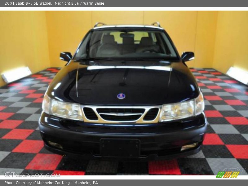 Midnight Blue / Warm Beige 2001 Saab 9-5 SE Wagon