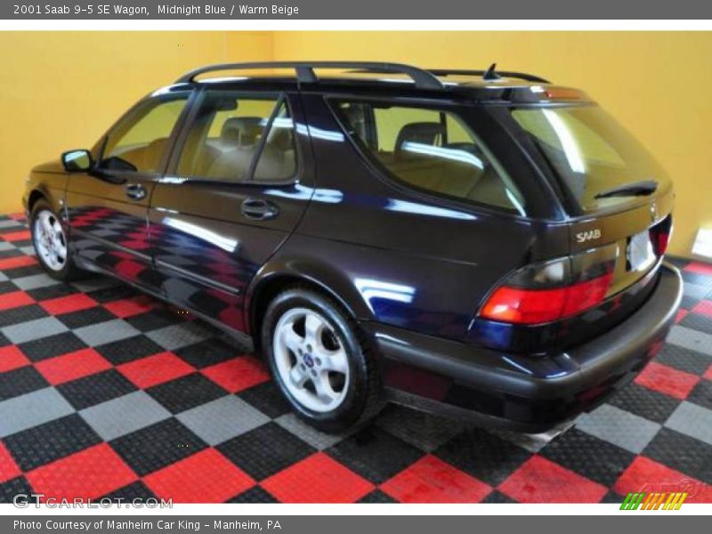 Midnight Blue / Warm Beige 2001 Saab 9-5 SE Wagon