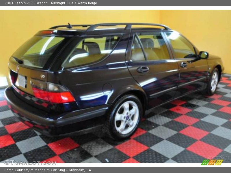 Midnight Blue / Warm Beige 2001 Saab 9-5 SE Wagon