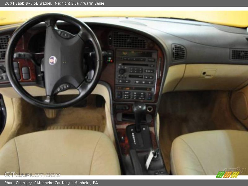 Midnight Blue / Warm Beige 2001 Saab 9-5 SE Wagon