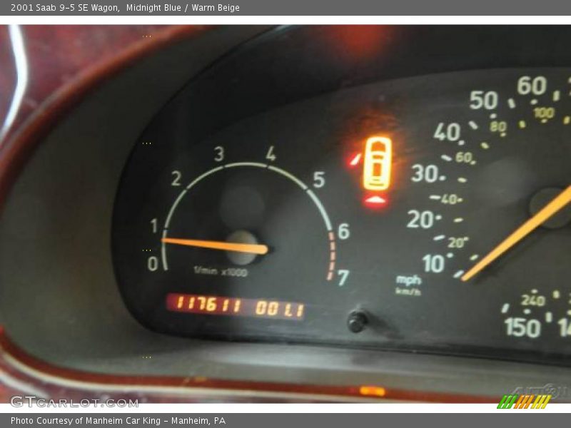 Midnight Blue / Warm Beige 2001 Saab 9-5 SE Wagon