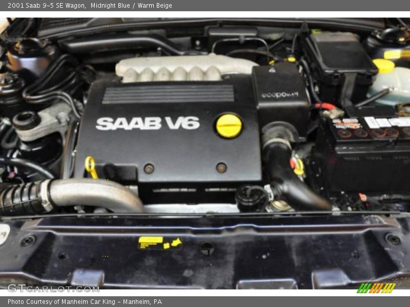 Midnight Blue / Warm Beige 2001 Saab 9-5 SE Wagon