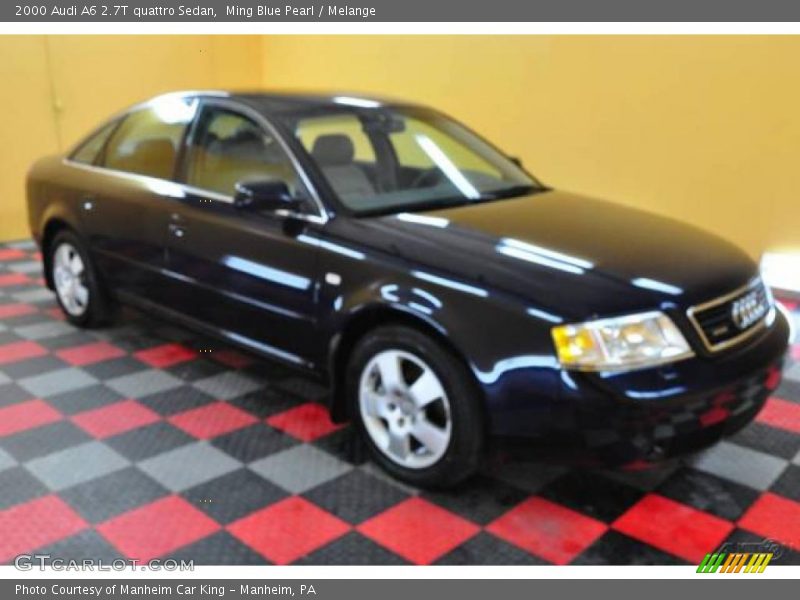 Ming Blue Pearl / Melange 2000 Audi A6 2.7T quattro Sedan