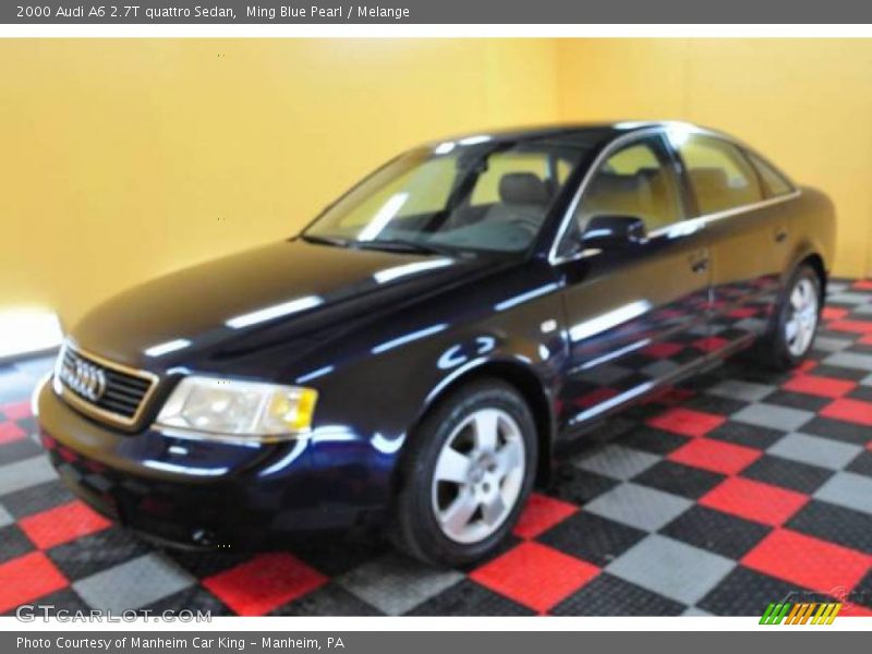 Ming Blue Pearl / Melange 2000 Audi A6 2.7T quattro Sedan