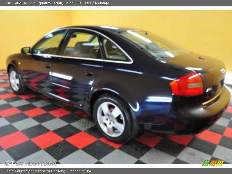 Ming Blue Pearl / Melange 2000 Audi A6 2.7T quattro Sedan