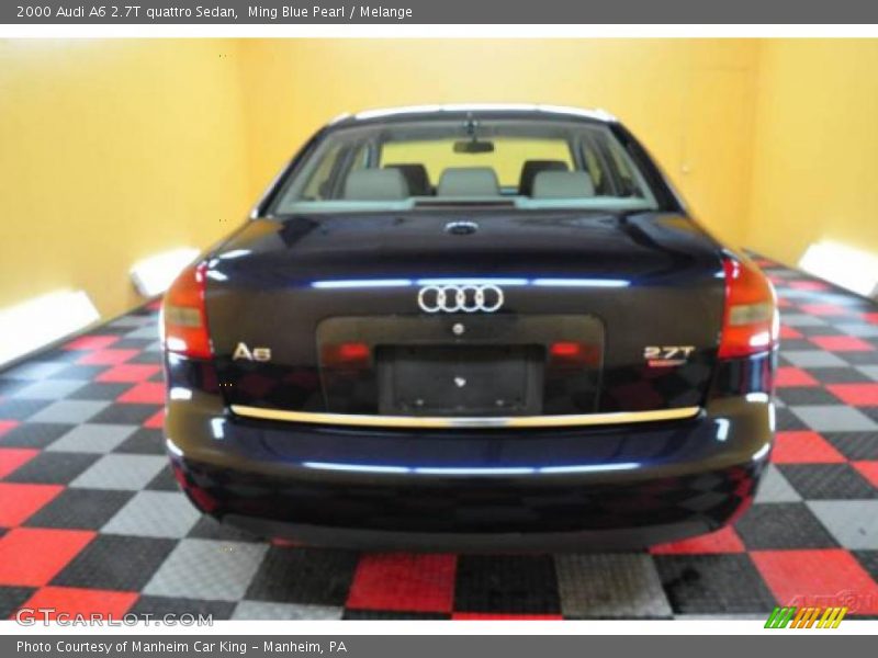Ming Blue Pearl / Melange 2000 Audi A6 2.7T quattro Sedan