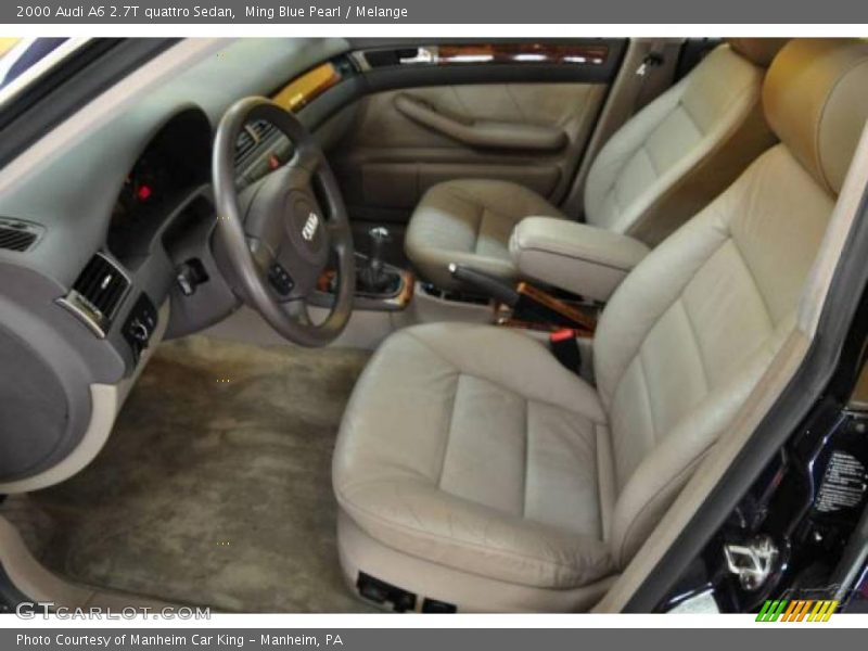 Ming Blue Pearl / Melange 2000 Audi A6 2.7T quattro Sedan