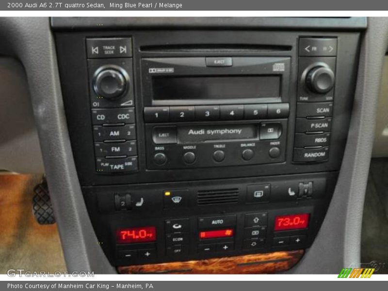 Ming Blue Pearl / Melange 2000 Audi A6 2.7T quattro Sedan
