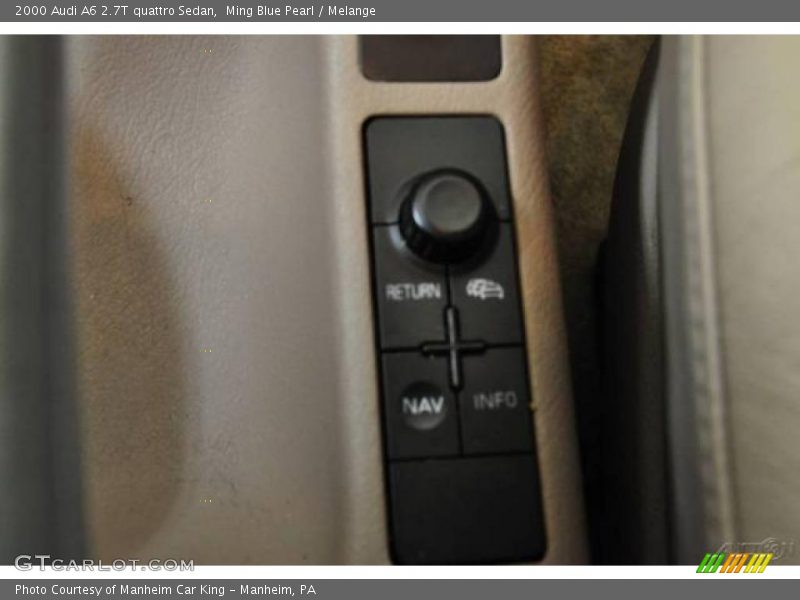 Ming Blue Pearl / Melange 2000 Audi A6 2.7T quattro Sedan