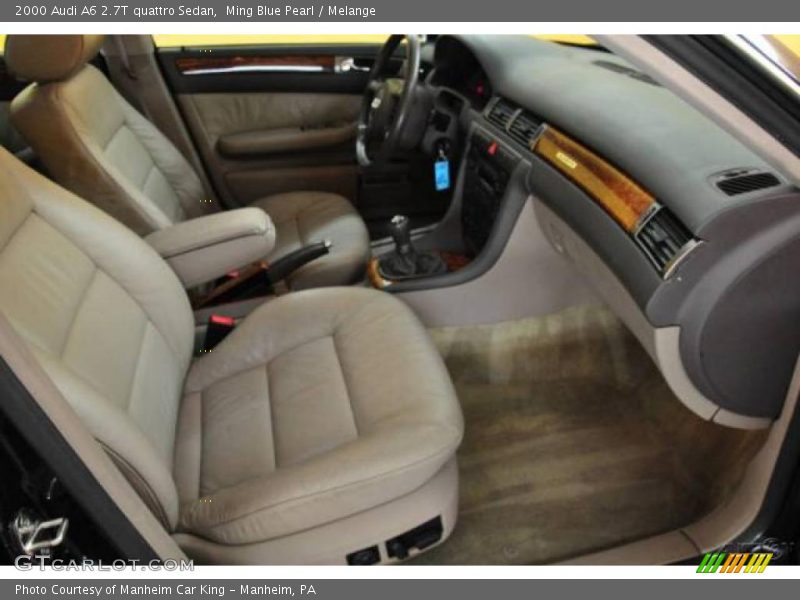 Ming Blue Pearl / Melange 2000 Audi A6 2.7T quattro Sedan