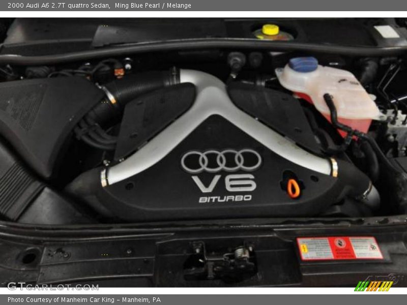 Ming Blue Pearl / Melange 2000 Audi A6 2.7T quattro Sedan