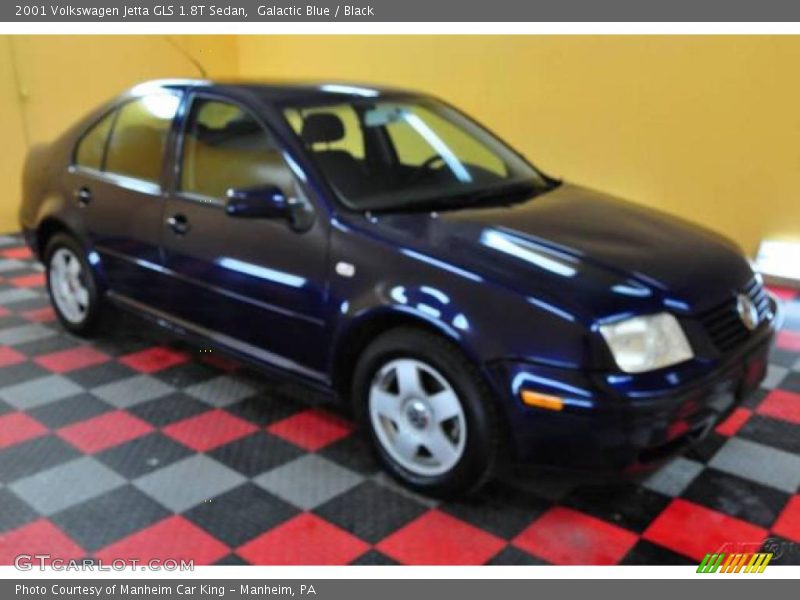 Galactic Blue / Black 2001 Volkswagen Jetta GLS 1.8T Sedan