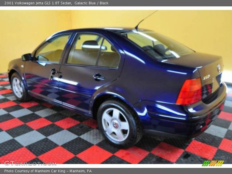 Galactic Blue / Black 2001 Volkswagen Jetta GLS 1.8T Sedan