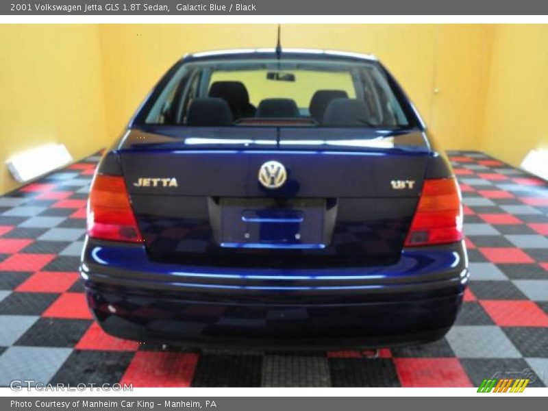 Galactic Blue / Black 2001 Volkswagen Jetta GLS 1.8T Sedan