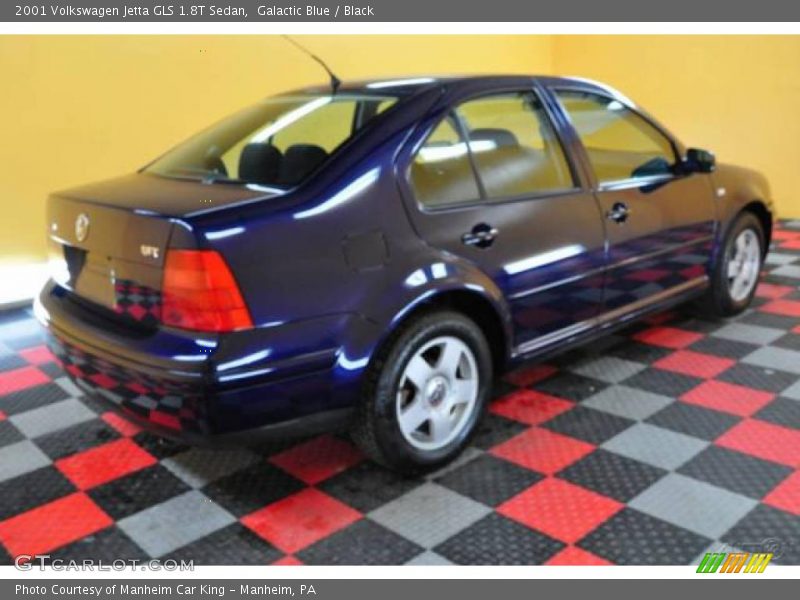 Galactic Blue / Black 2001 Volkswagen Jetta GLS 1.8T Sedan