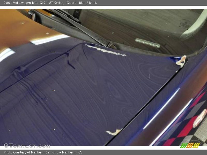 Galactic Blue / Black 2001 Volkswagen Jetta GLS 1.8T Sedan