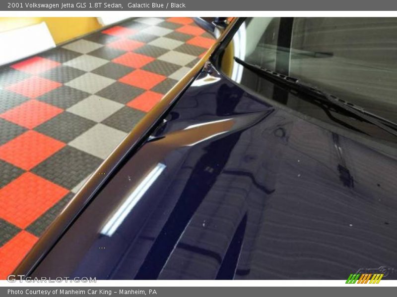 Galactic Blue / Black 2001 Volkswagen Jetta GLS 1.8T Sedan