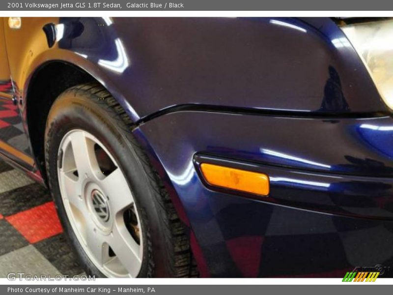 Galactic Blue / Black 2001 Volkswagen Jetta GLS 1.8T Sedan