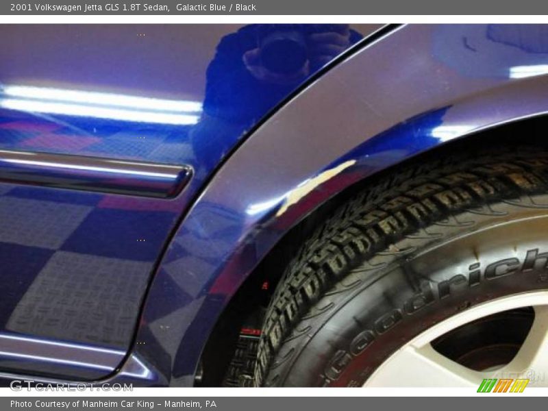 Galactic Blue / Black 2001 Volkswagen Jetta GLS 1.8T Sedan
