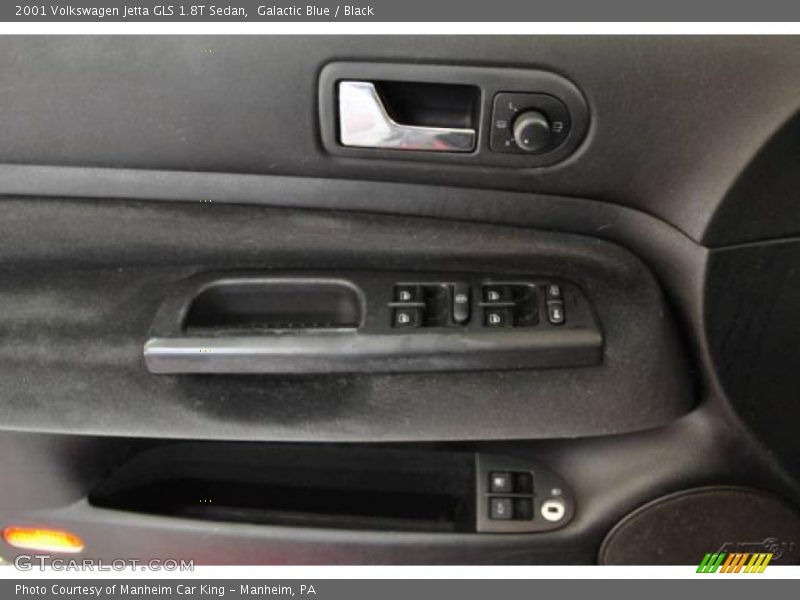 Galactic Blue / Black 2001 Volkswagen Jetta GLS 1.8T Sedan