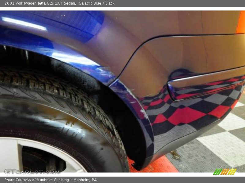 Galactic Blue / Black 2001 Volkswagen Jetta GLS 1.8T Sedan