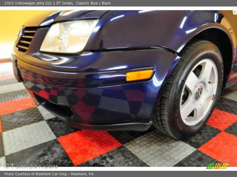 Galactic Blue / Black 2001 Volkswagen Jetta GLS 1.8T Sedan