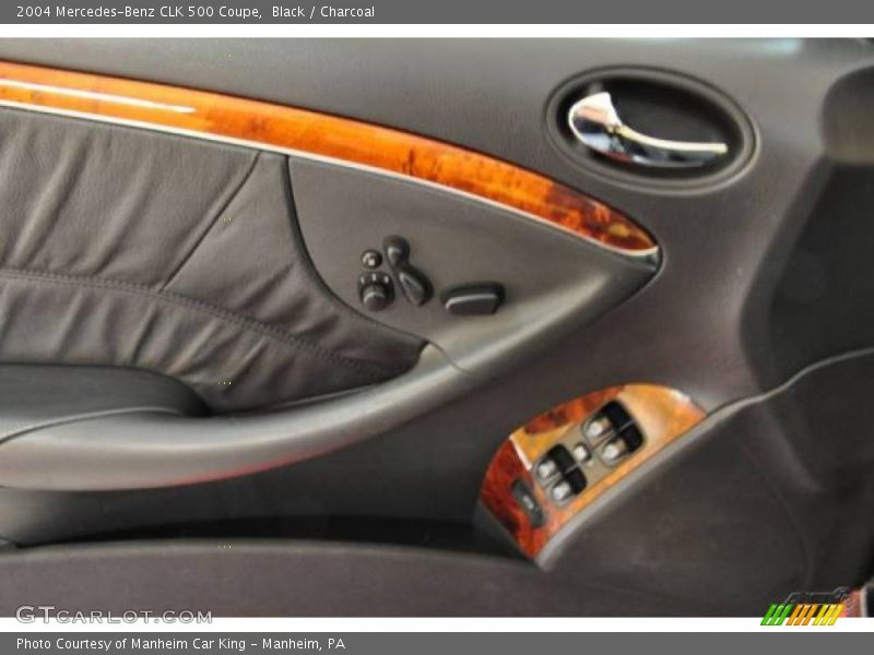 Black / Charcoal 2004 Mercedes-Benz CLK 500 Coupe