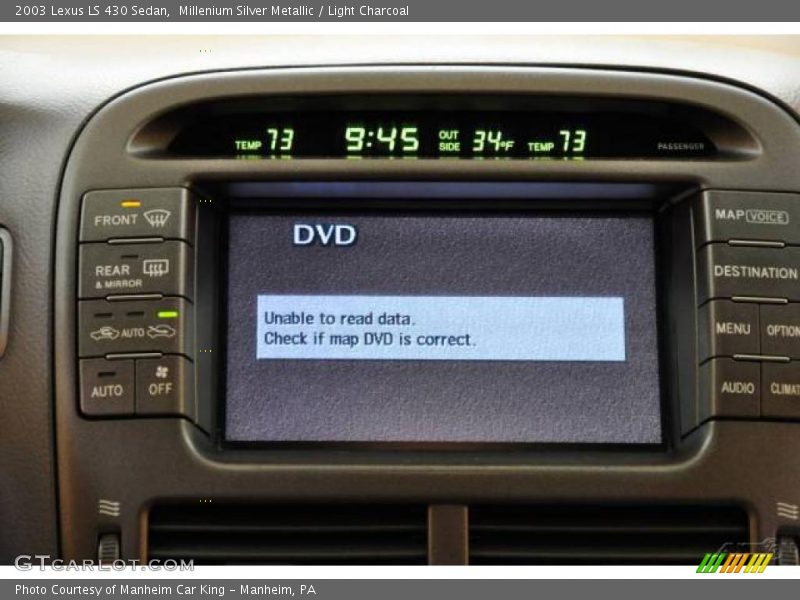 Millenium Silver Metallic / Light Charcoal 2003 Lexus LS 430 Sedan