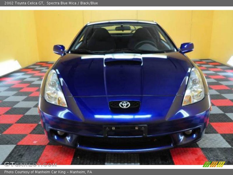 Spectra Blue Mica / Black/Blue 2002 Toyota Celica GT
