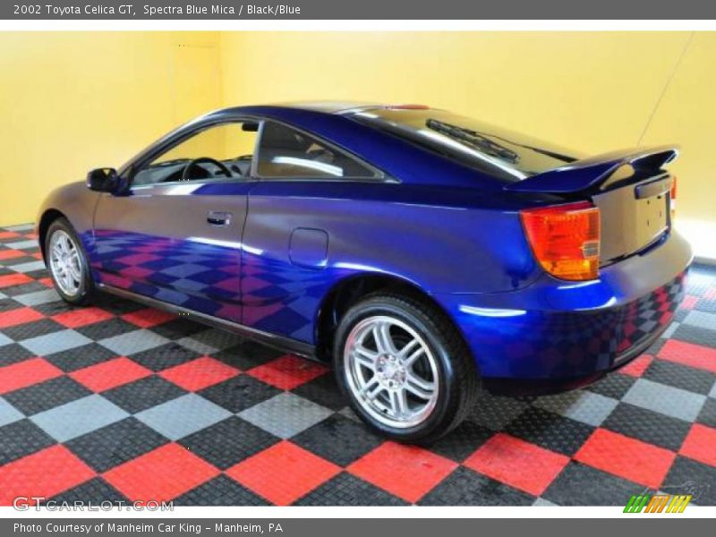 Spectra Blue Mica / Black/Blue 2002 Toyota Celica GT