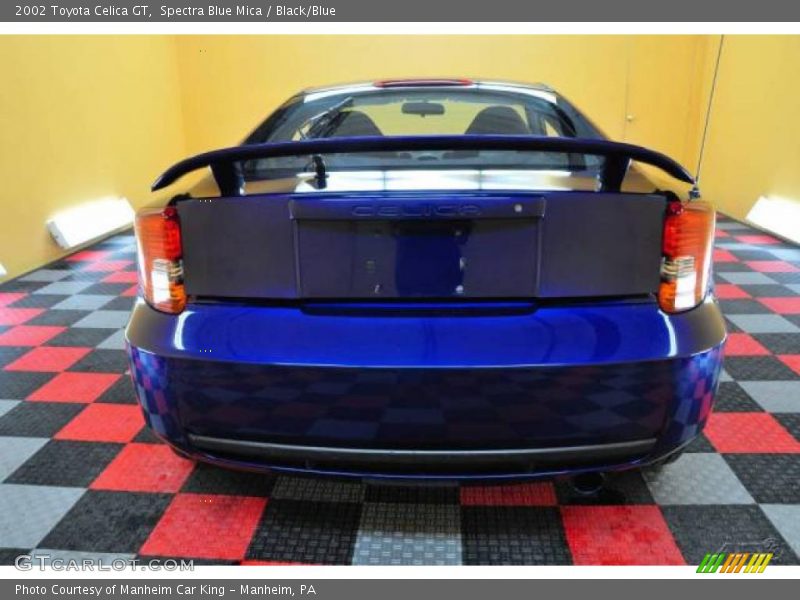 Spectra Blue Mica / Black/Blue 2002 Toyota Celica GT