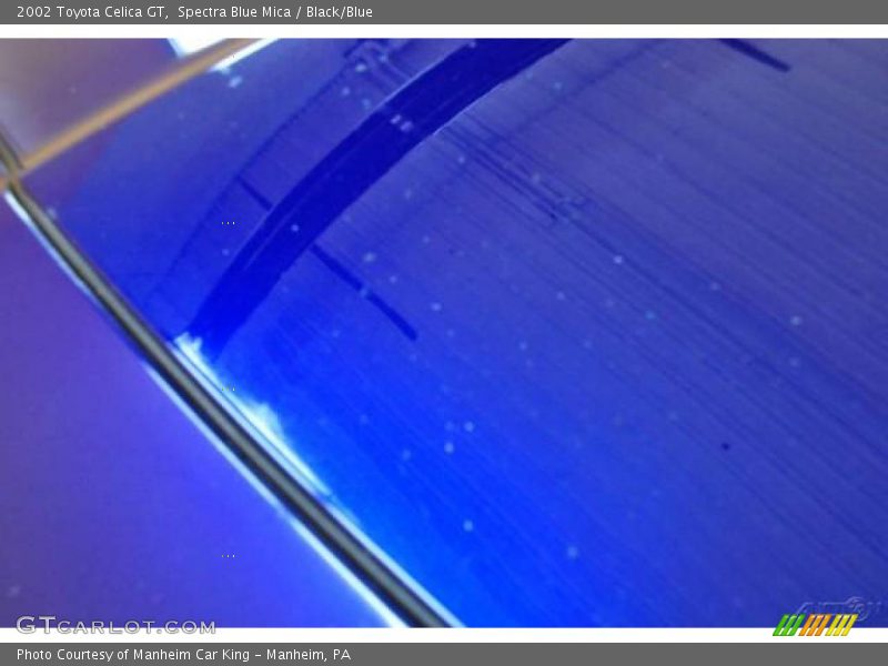 Spectra Blue Mica / Black/Blue 2002 Toyota Celica GT