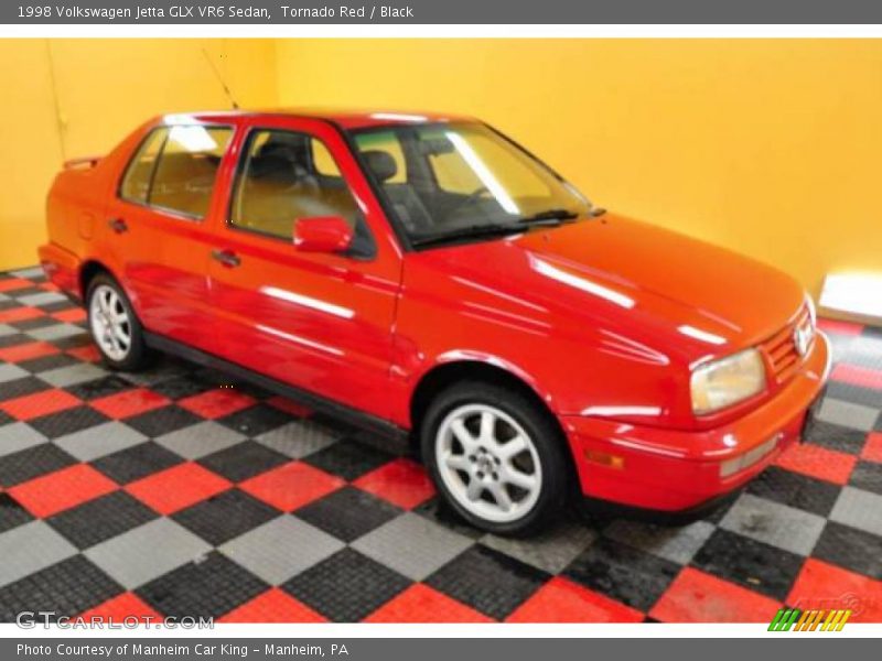 Tornado Red / Black 1998 Volkswagen Jetta GLX VR6 Sedan