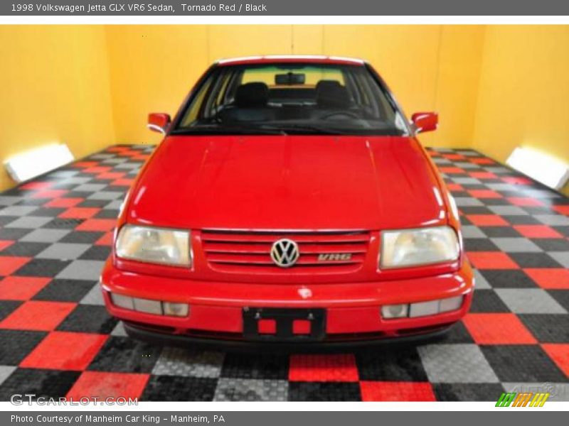 Tornado Red / Black 1998 Volkswagen Jetta GLX VR6 Sedan