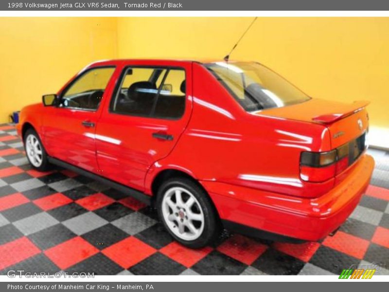 Tornado Red / Black 1998 Volkswagen Jetta GLX VR6 Sedan