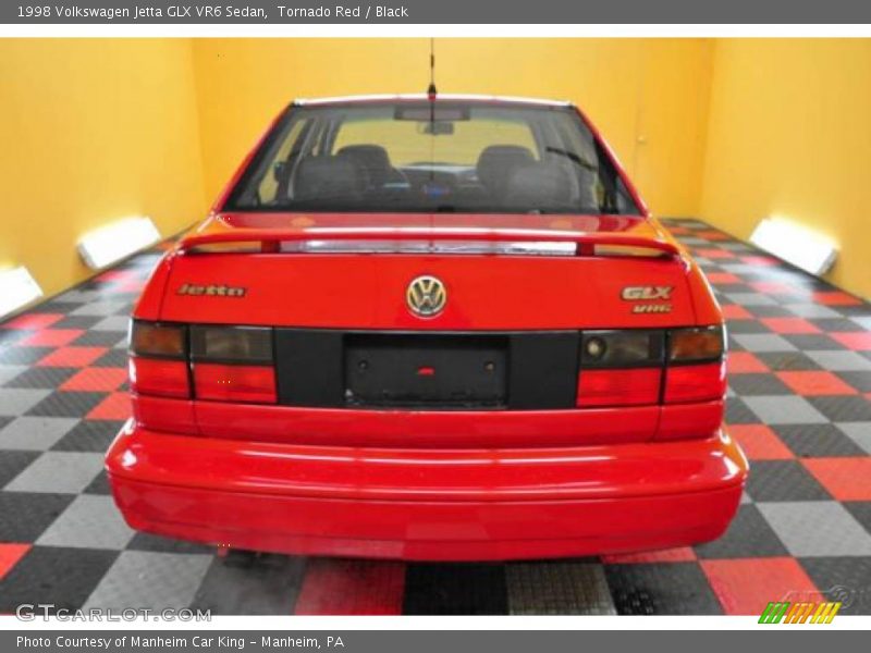 Tornado Red / Black 1998 Volkswagen Jetta GLX VR6 Sedan