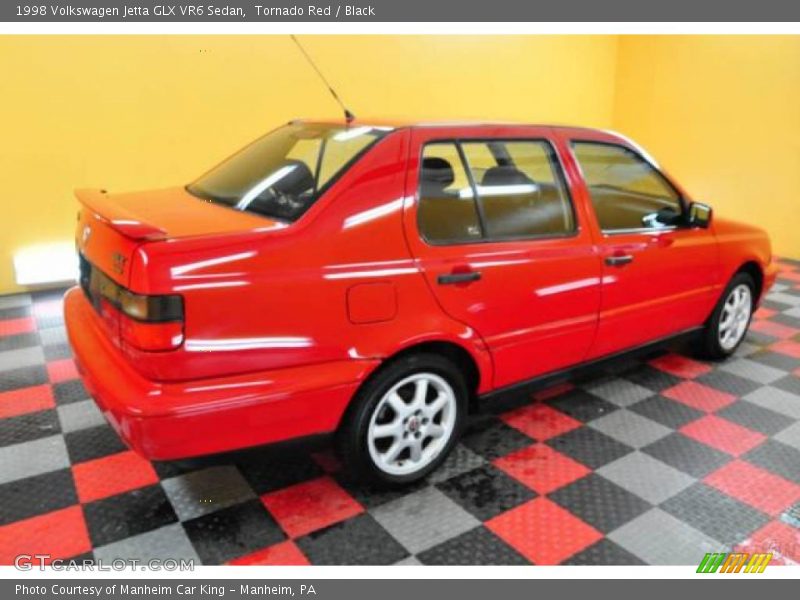 Tornado Red / Black 1998 Volkswagen Jetta GLX VR6 Sedan