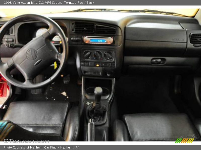 Tornado Red / Black 1998 Volkswagen Jetta GLX VR6 Sedan