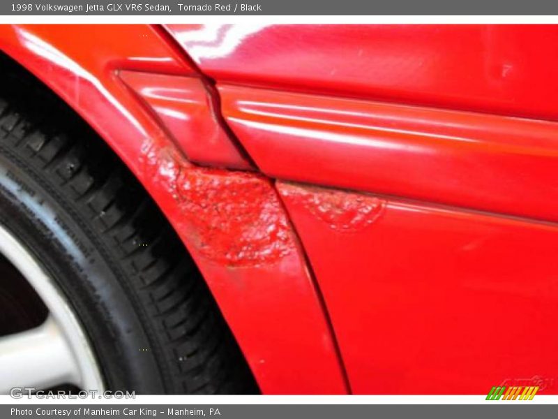 Tornado Red / Black 1998 Volkswagen Jetta GLX VR6 Sedan