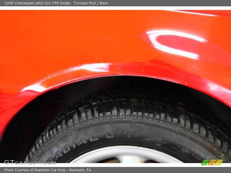 Tornado Red / Black 1998 Volkswagen Jetta GLX VR6 Sedan
