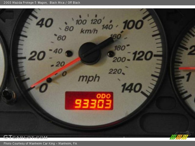 Black Mica / Off Black 2003 Mazda Protege 5 Wagon