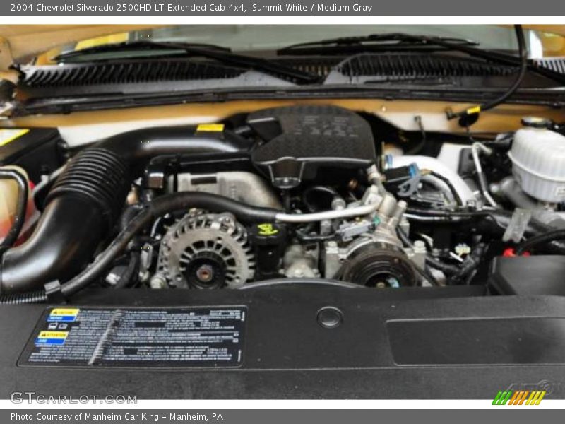 Summit White / Medium Gray 2004 Chevrolet Silverado 2500HD LT Extended Cab 4x4